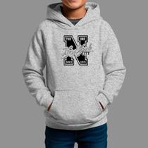 Moletom Canguru Infantil Streetwear Basico Casual Estiloso Inverno Blusa De Frio New York Classic