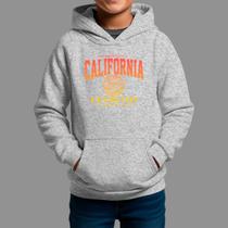 Moletom Canguru Infantil Streetwear Basico Casual Inverno Blusa De Frio Tecido Macio California West