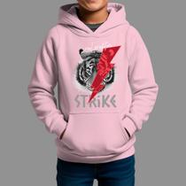 Moletom Canguru Infanto Juvenil Algodão Casual Inverno Blusa De Frio Tecido Macio Strike