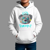 Moletom Canguru Infanto Juvenil Algodão Moda De Rua Inverno Blusa De Frio Tecido Macio Done Whit