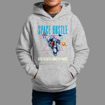 Moletom Canguru Infanto Juvenil Streetwear Casual Inverno Blusa De Frio Space Hust