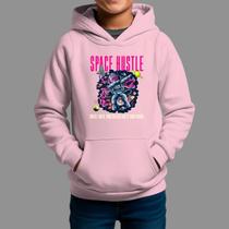Moletom Canguru Infanto Juvenil Streetwear Casual Inverno Blusa De Frio Tecido Macio Space Lor