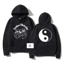 Moletom Canguru Irmãos metralha yin yang Blusa de Frio Unissex Moletom Canguru Irmãos metralha yin yang Blusa de Frio Unissex