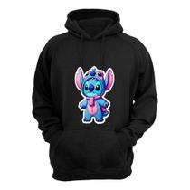 Moletom Canguru Lilo Stitch Agasalho de Frio Flanelado Unissex