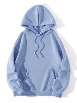 Moletom Canguru Liso Com Capuz e Bolso Unissex Adulto