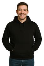 Moletom Canguru Liso Unissex Blusa De Frio Capuz Flanelado