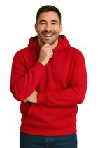 Moletom Canguru Liso Unissex Blusa De Frio Capuz Flanelado