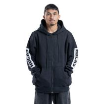 Moletom Canguru Logo Letter Hocks Preto