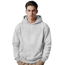 Moletom Canguru Masculino Algodão Capuz Bolso Frontal Casual
