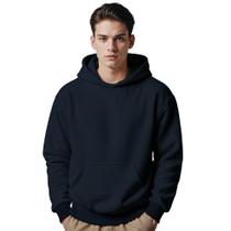 Moletom Canguru Masculino Algodão Capuz Bolso Frontal Casual
