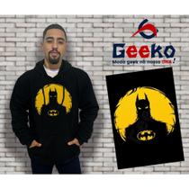 Moletom Canguru Masculino Batman Geeko Moletom Canguru Masculino Batman Geeko