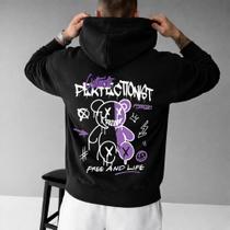 Moletom Canguru Masculino Estampa Optimist Perfectionist Casaco Inverno Frio Streetwear Skatista