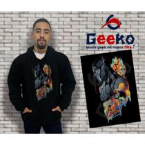 Moletom Canguru Masculino Pantera Negra Black Panther Geeko Moletom Canguru Masculino Pantera Negra Black Panther Geeko