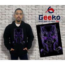 Moletom Canguru Masculino Pantera Negra Black Panther Geeko