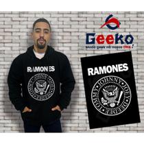 Moletom Canguru Masculino Ramones Rock Geeko