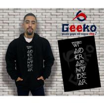 Moletom Canguru Masculino Wakanda Forever Pantera Negra Black Panther Geeko