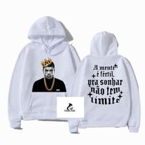 Moletom Canguru Mc Kevin O menino que encantou a quebrada Homenagem Blusa de Frio Bolso Unissex Moletom Canguru Mc Kevin O menino que encantou a quebrada Homenagem Blusa de Frio Bolso Unissex