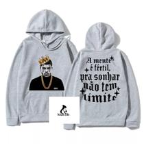 Moletom Canguru Mc Kevin O menino que encantou a quebrada Homenagem Blusa de Frio Bolso Unissex - Macoli Outlet