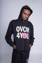 Moletom Canguru Overcome OVCM 4 You Bear Preto
