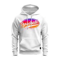 Moletom Canguru Premium Estampado Algodão Base Ball Colors