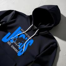 Moletom Canguru Preto Gospel - Fé que Aquece