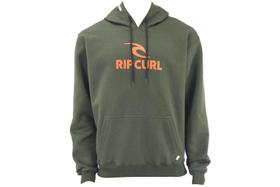 Moletom Canguru Rip Curl Brand Stack Dark Olive - Masculino