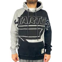 Moletom Canguru Starter T060A Preto e Cinza Moletom Canguru Starter T060A Preto e Cinza