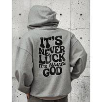 Moletom Canguru Streetwear Gospel Casaco Algodão