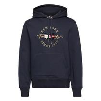 Moletom Canguru Tommy Hilfiger Icon Laurel Hoody Marinho