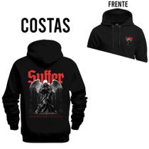 Moletom Canguru Unissex Algodão Blusa De Frio Syffer