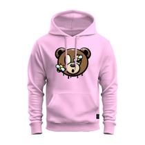 Moletom Canguru Unissex Algodão Blusa De Frio Urso com Abelhas