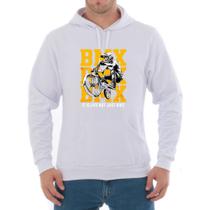 Moletom Canguru Unissex Algodao Estampa Moto Bike Premium