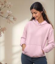 Moletom Canguru Unissex Blusa De Frio Liso Capuz