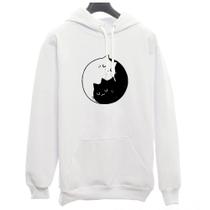moletom com capuzs for cat lovers