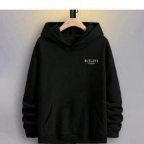 Moletom Canguru Unissex Masculino e Feminino Flanelado Blusa de Frio No Money E But Love
