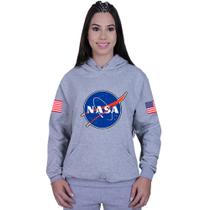 Moletom Canguru Unissex Moda Geek Nerd Nasa U.S.A