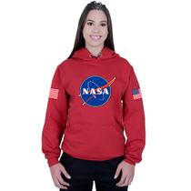 Moletom Canguru Unissex Moda Geek Nerd Nasa U.S.A