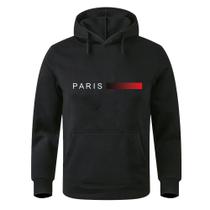 Moletom Canguru Unissex Paris França Premium Blusa De Frio Moletom Canguru Unissex Paris França Premium Blusa De Frio