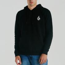 Moletom Canguru Volcom Iconic Preto