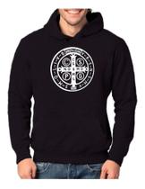 Moletom Canguru Vr Medalhão São Bento Blusa De Frio
