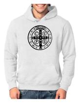 Moletom Canguru Vr Medalhão São Bento Blusa De Frio