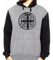 Moletom Canguru Vr Medalhão São Bento Blusa De Frio