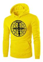 Moletom Canguru Vr Medalhão São Bento Blusa De Frio