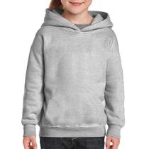 Moletom Capuz Infantil Feminino Básico Conforto Casual