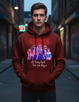 Moletom Capuz Stranger Things At Long Last We Con Begin -