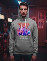 Moletom Capuz Stranger Things At Long Last We Con Begin -