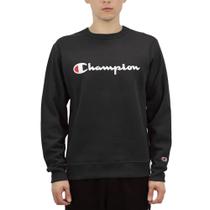 Moletom Careca Champion Logo Script Ink Black