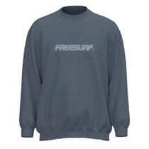 Moletom Careca Freesurf Classic Azul