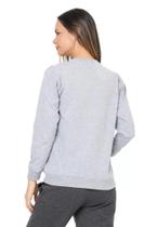 Moletom Careca Gola Redonda Feminino Blusa De Frio