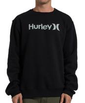 Moletom Careca Hurley One &amp Only Masculino - Preto